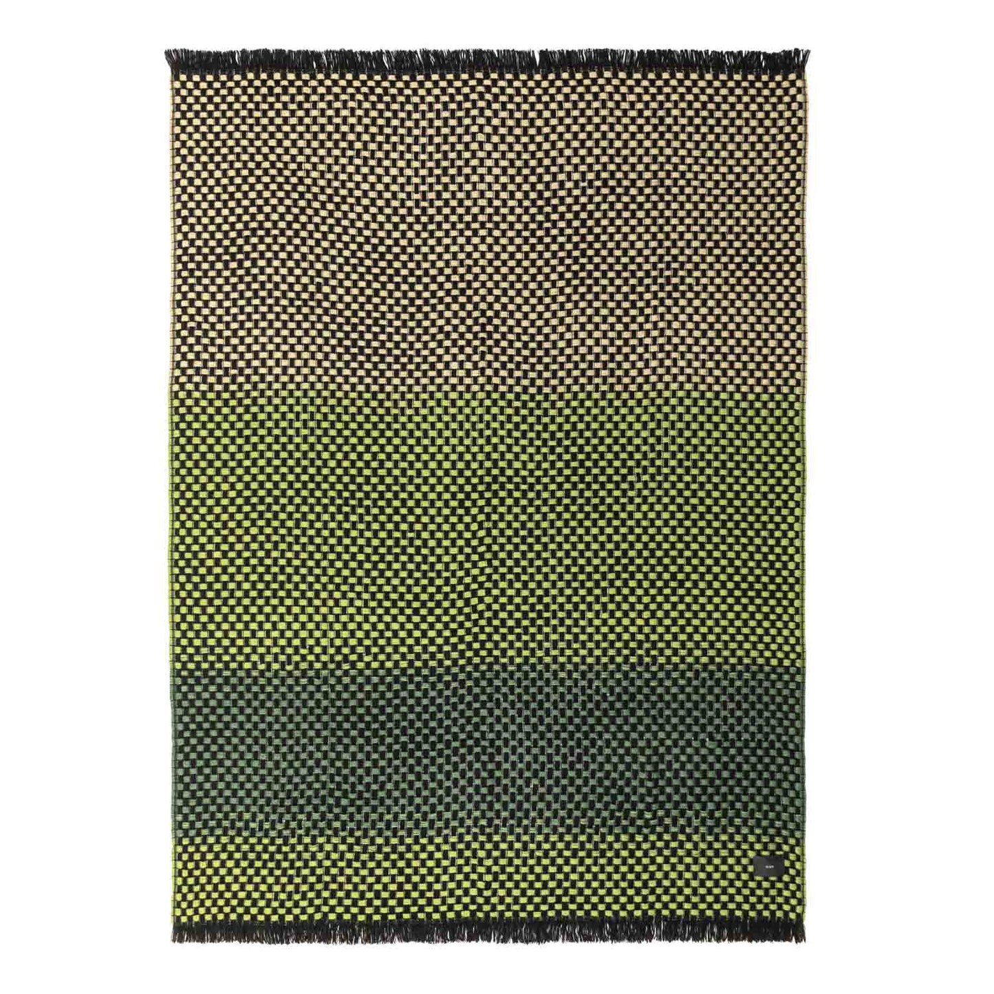 Basketweave Blanket Green