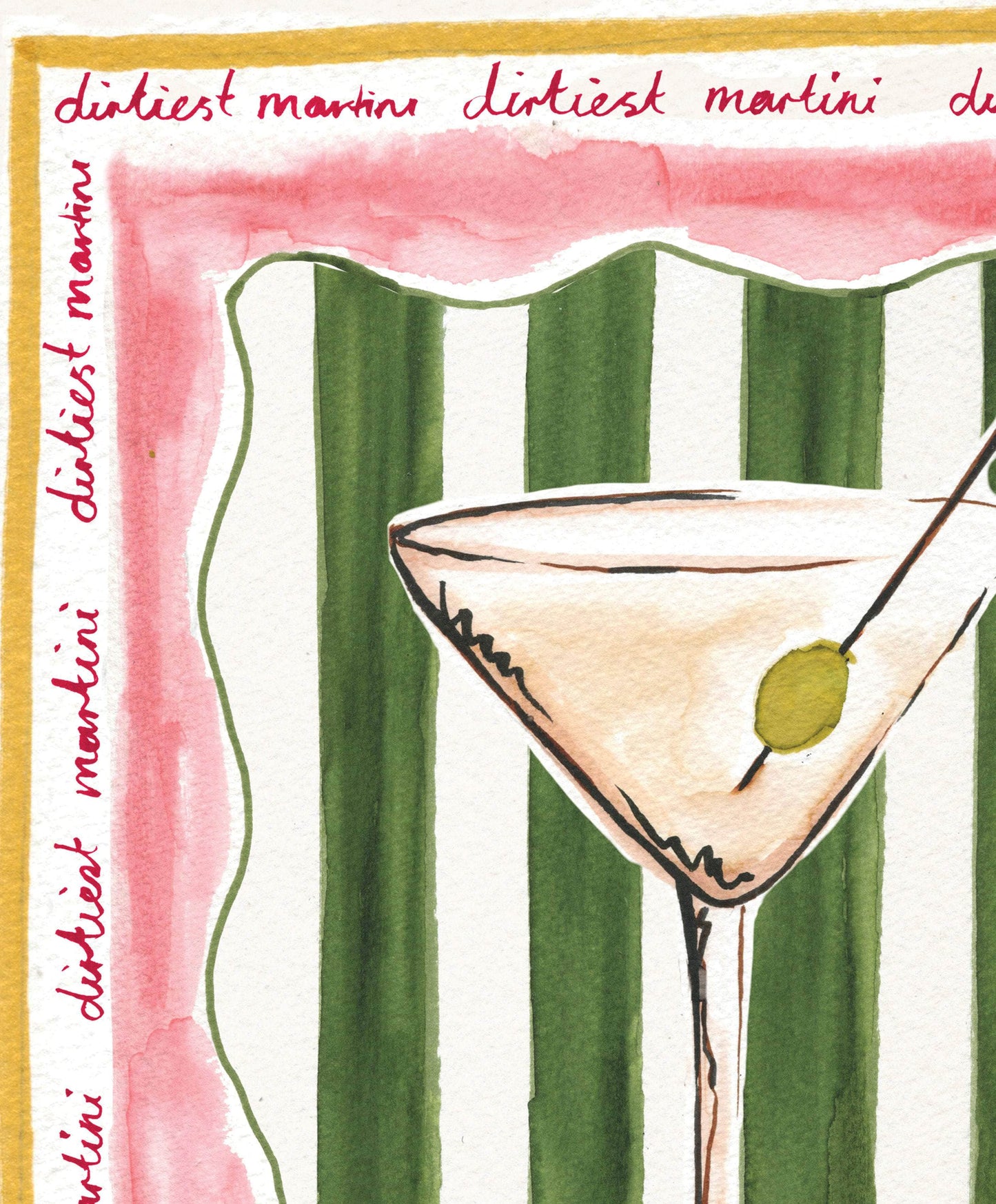 Dirtiest Martini Art Print