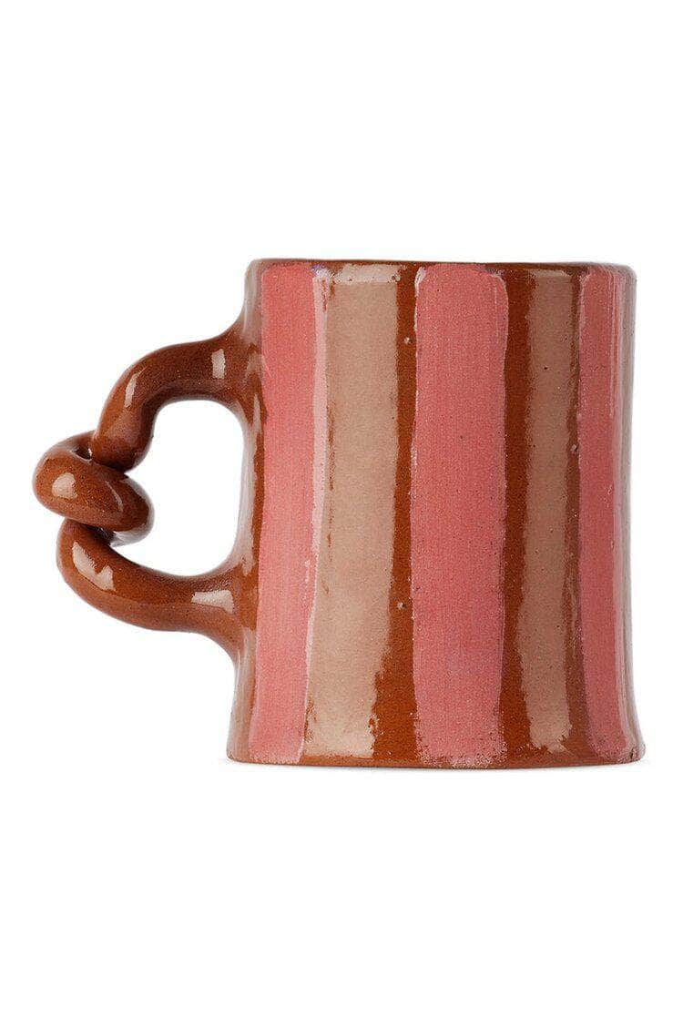 Pink Stripe Delight Wiggle Mug