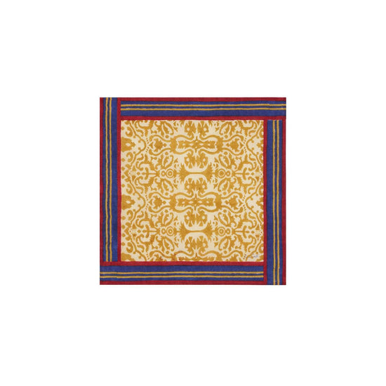 Cotton Napkin Damask Stripes Chutney