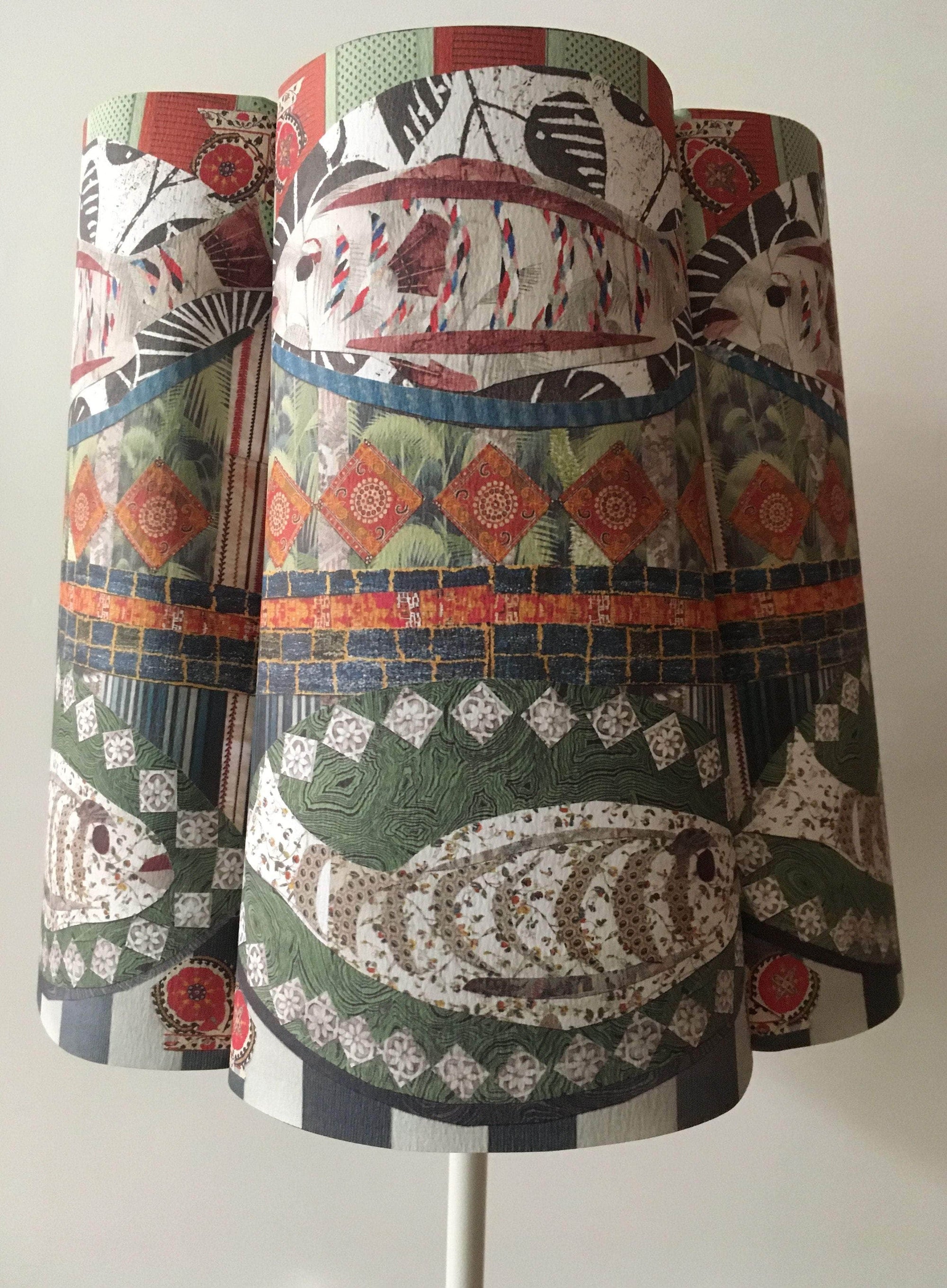 Fishy on a Dishy Lampshade