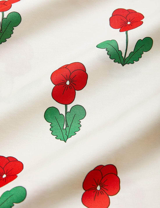 Child's Viola Flower Print Pillowcase | Set of 2