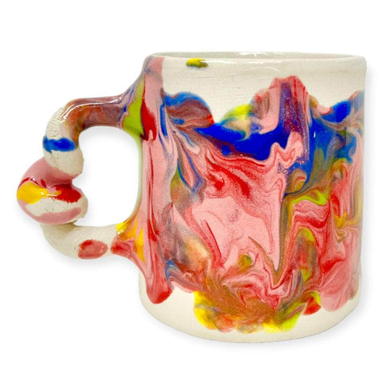 Melted Marble Wiggle Espresso Mug