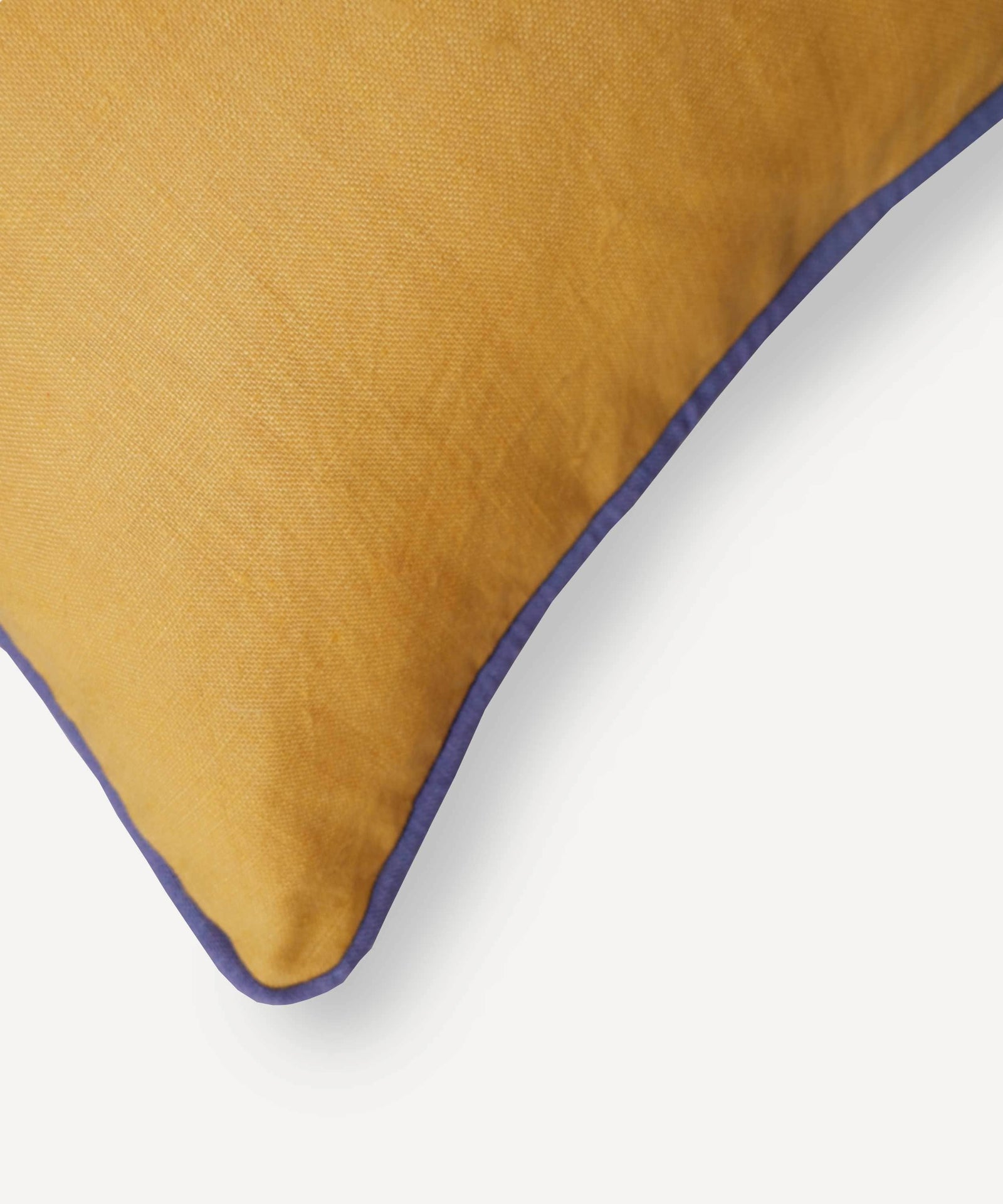 Contrast Cushion in Mustard and Purple