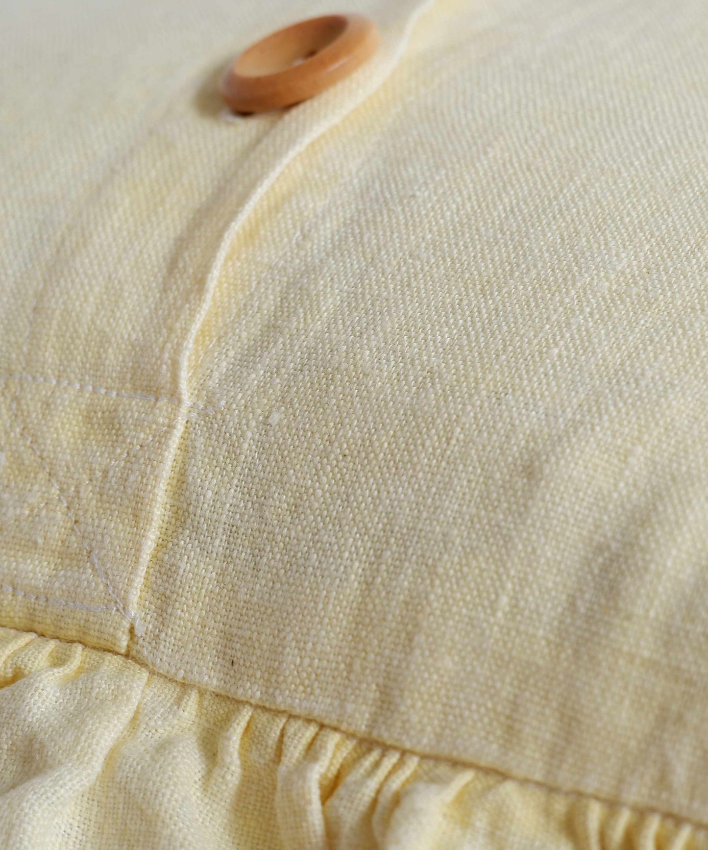 Load image into Gallery viewer, Square Ruffles Cushion in Yellow
