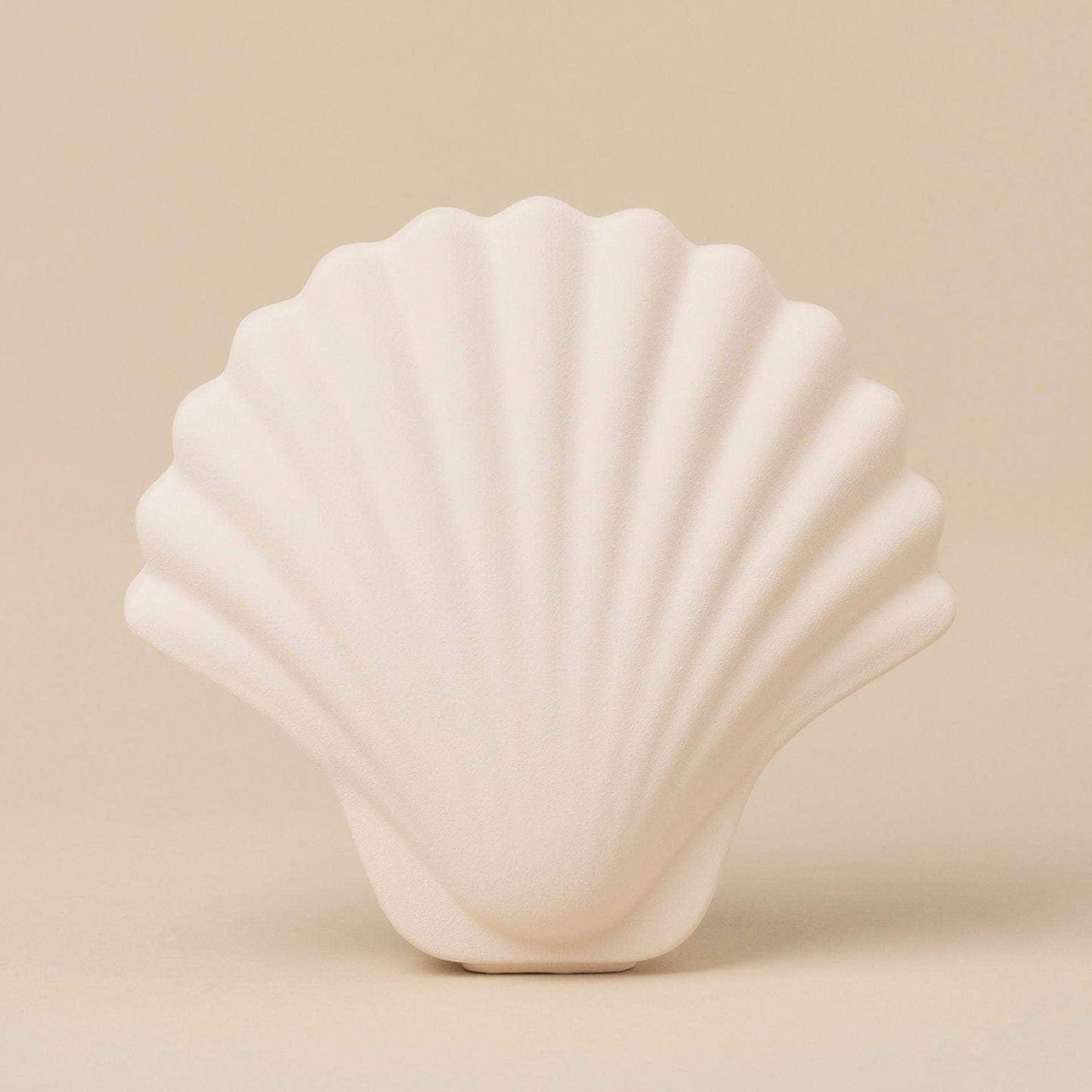 Dark Brown Seashell Vase