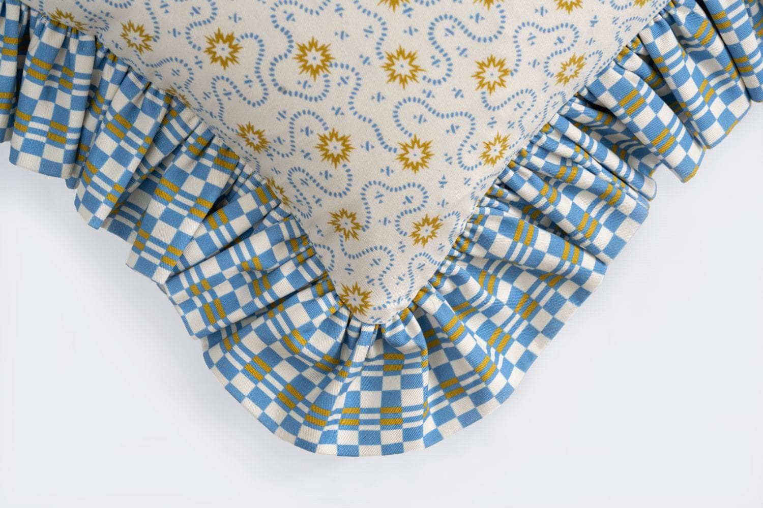 "Frilly Fancy" Cushion in Cream