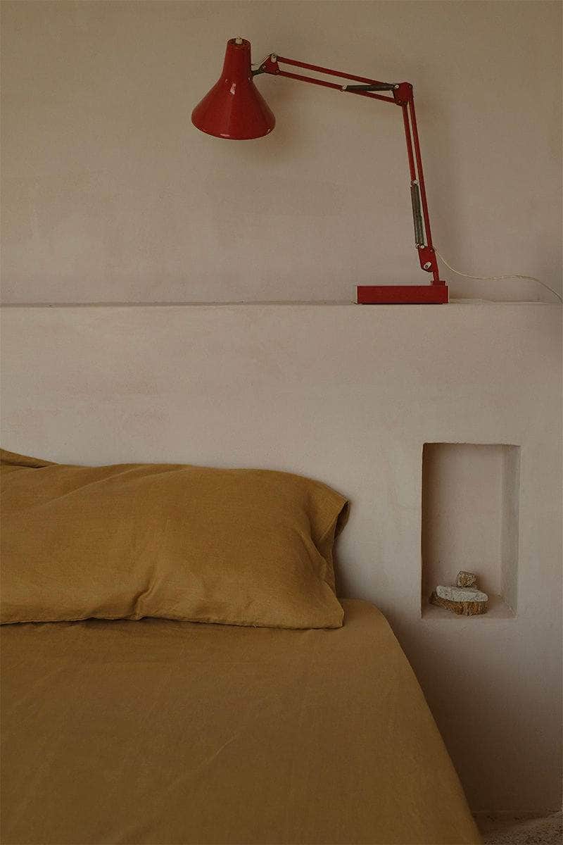 Hemp Pillowcase Pair Caramel