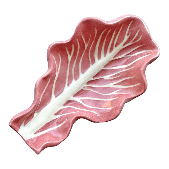 Load image into Gallery viewer, Radicchio Leaf Dish Pair
