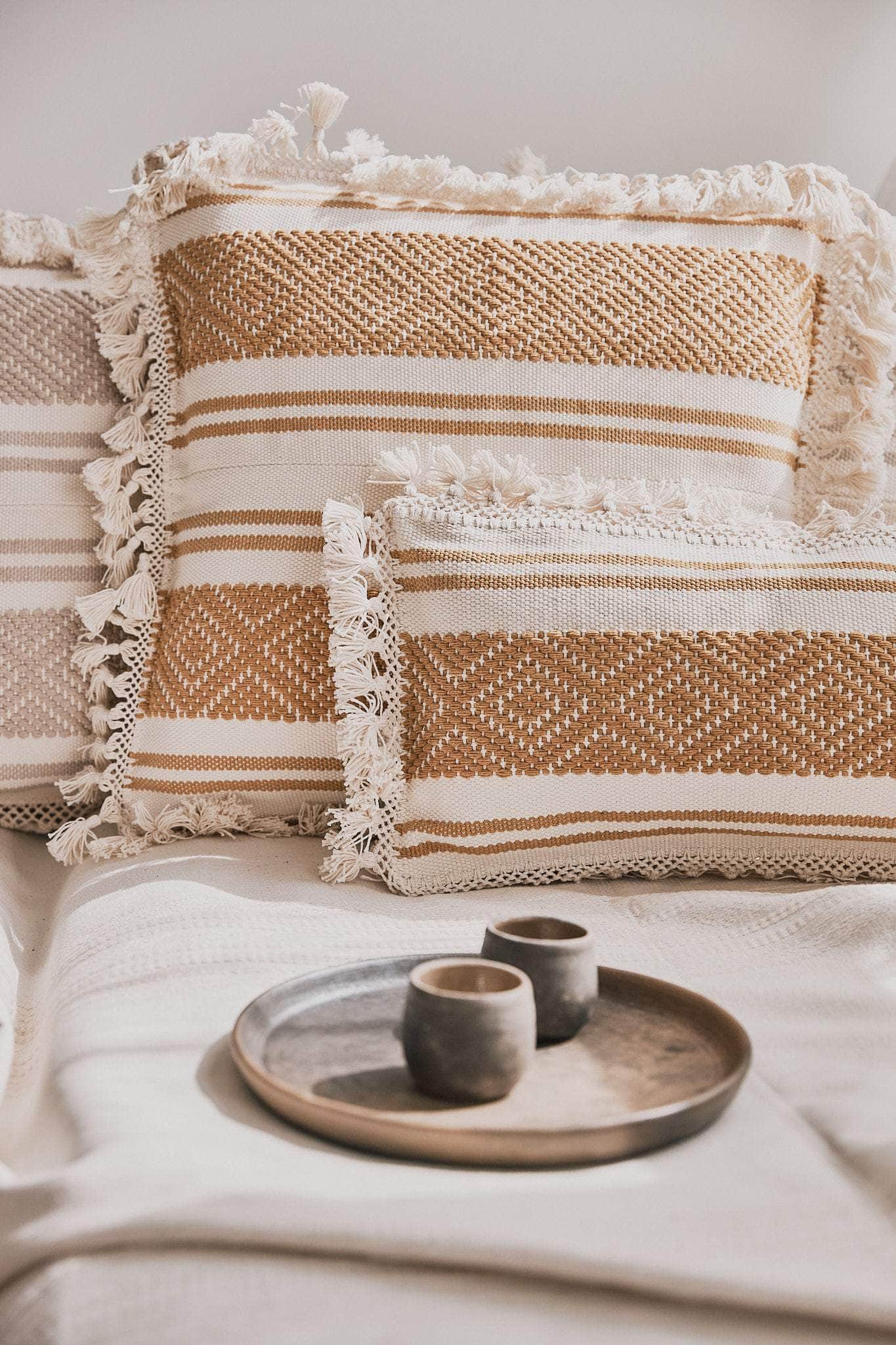 Mustard Rayas - Cushion Cover