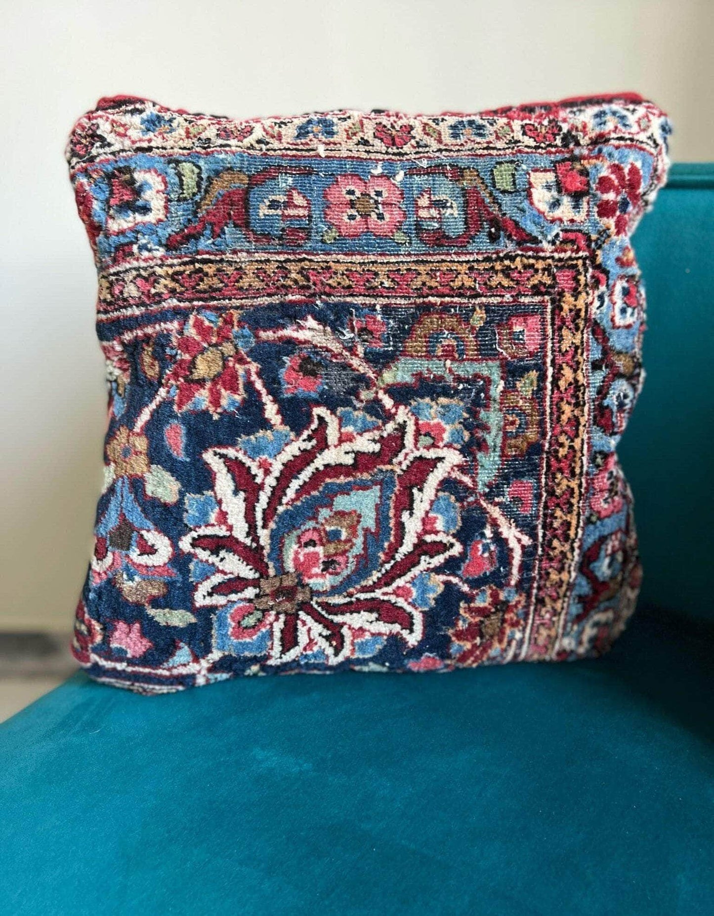 Vintage Persian Carpet Pillow/Cushion Cover