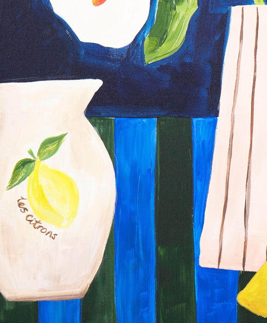 Homemade Lemonade Acrylic Painting