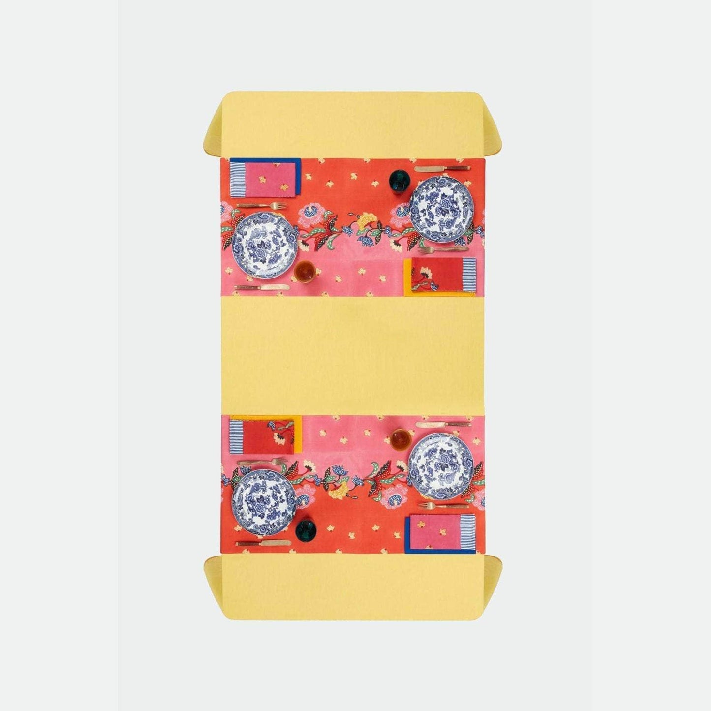 Cotton Runner Indonesian Red Rose