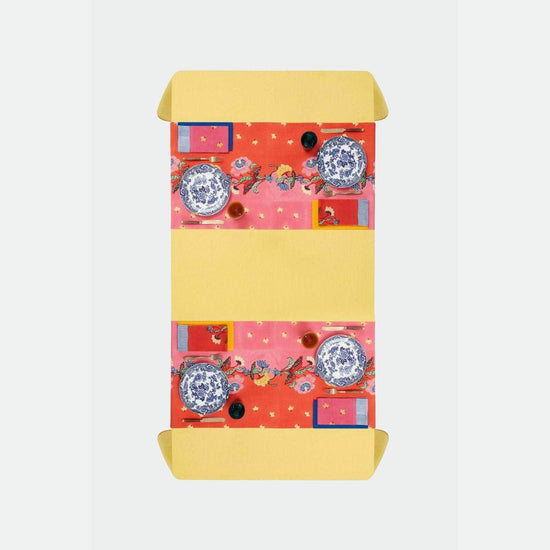 Cotton Runner Indonesian Red Rose