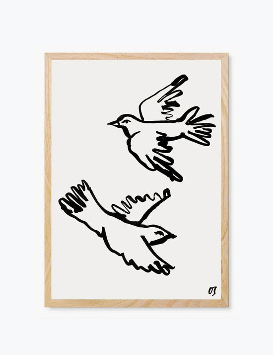 The Doves Art Print