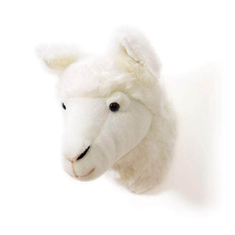 Lily the Llama Wall Mounted Plush Head