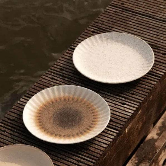 Load image into Gallery viewer, Dinner Plate Beige Satin | Set Mecco
