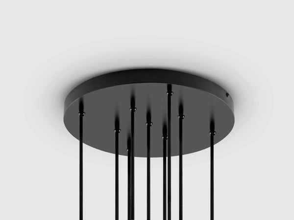 Charcoal grey cluster ceiling light