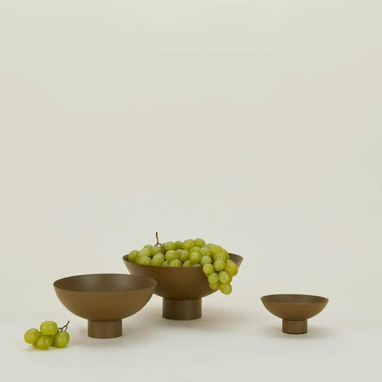 Load image into Gallery viewer, Essential Footed Bowl - Olive
