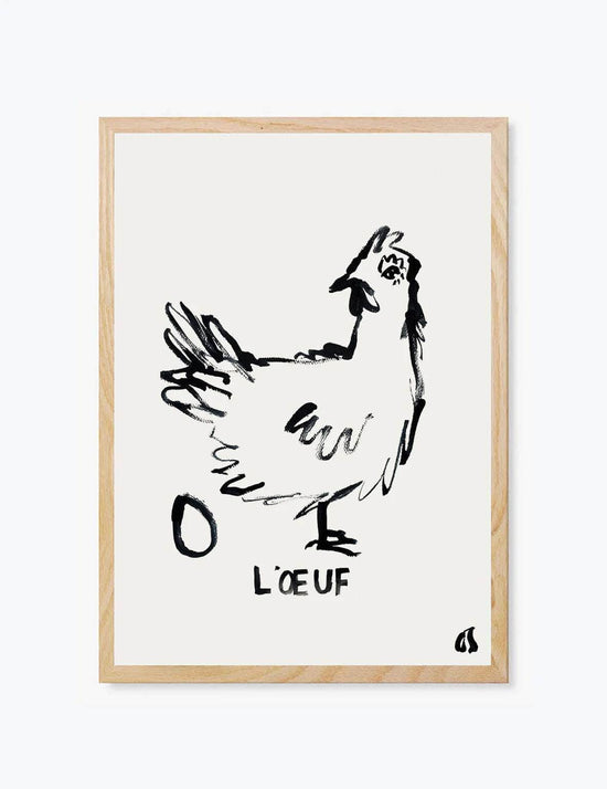 L'Œuf | Wall Art Print