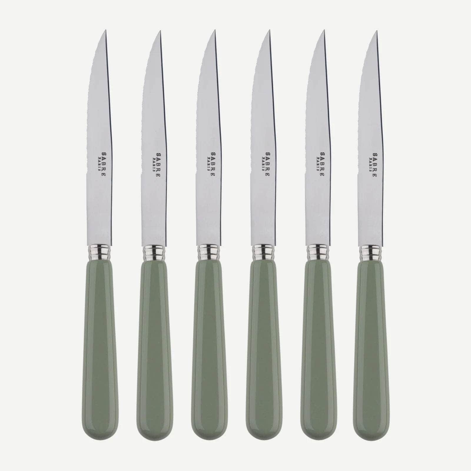 Pop Set of 6 Steak Knives | Asparagus