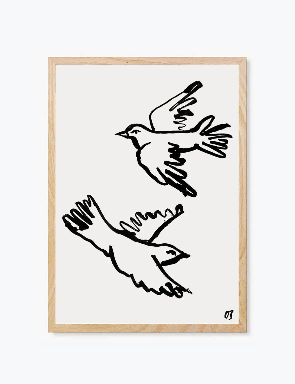 The Doves | Wall Art Print