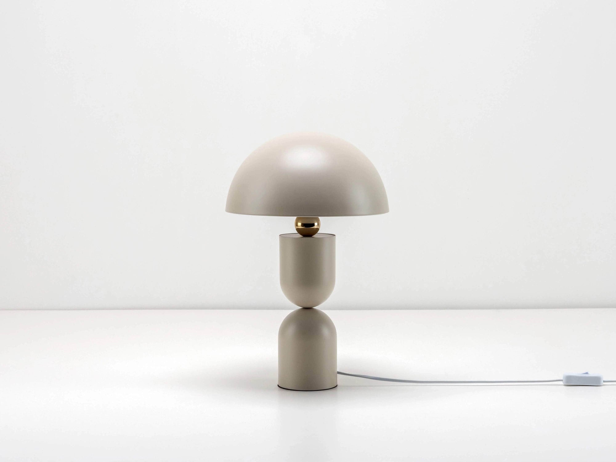 Sand mushroom dome table lamp