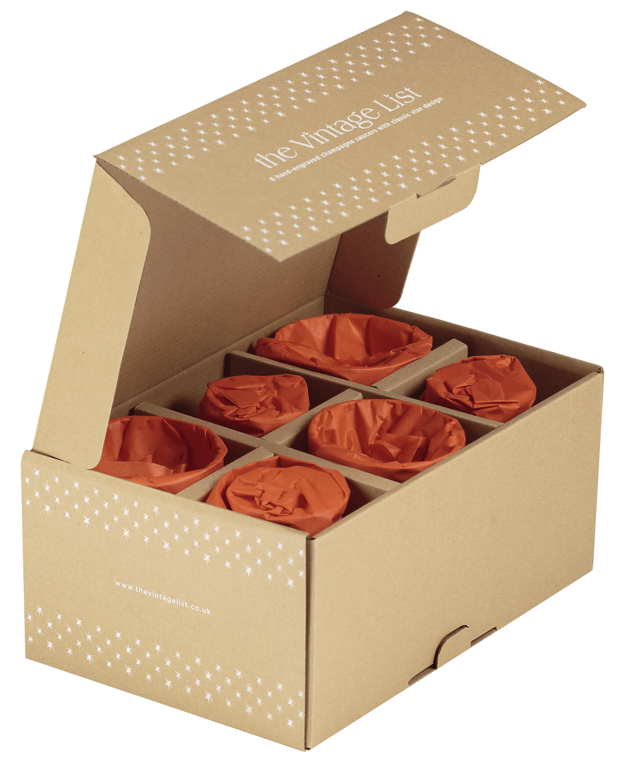 Crystal Liqueur Glasses with Stars Design