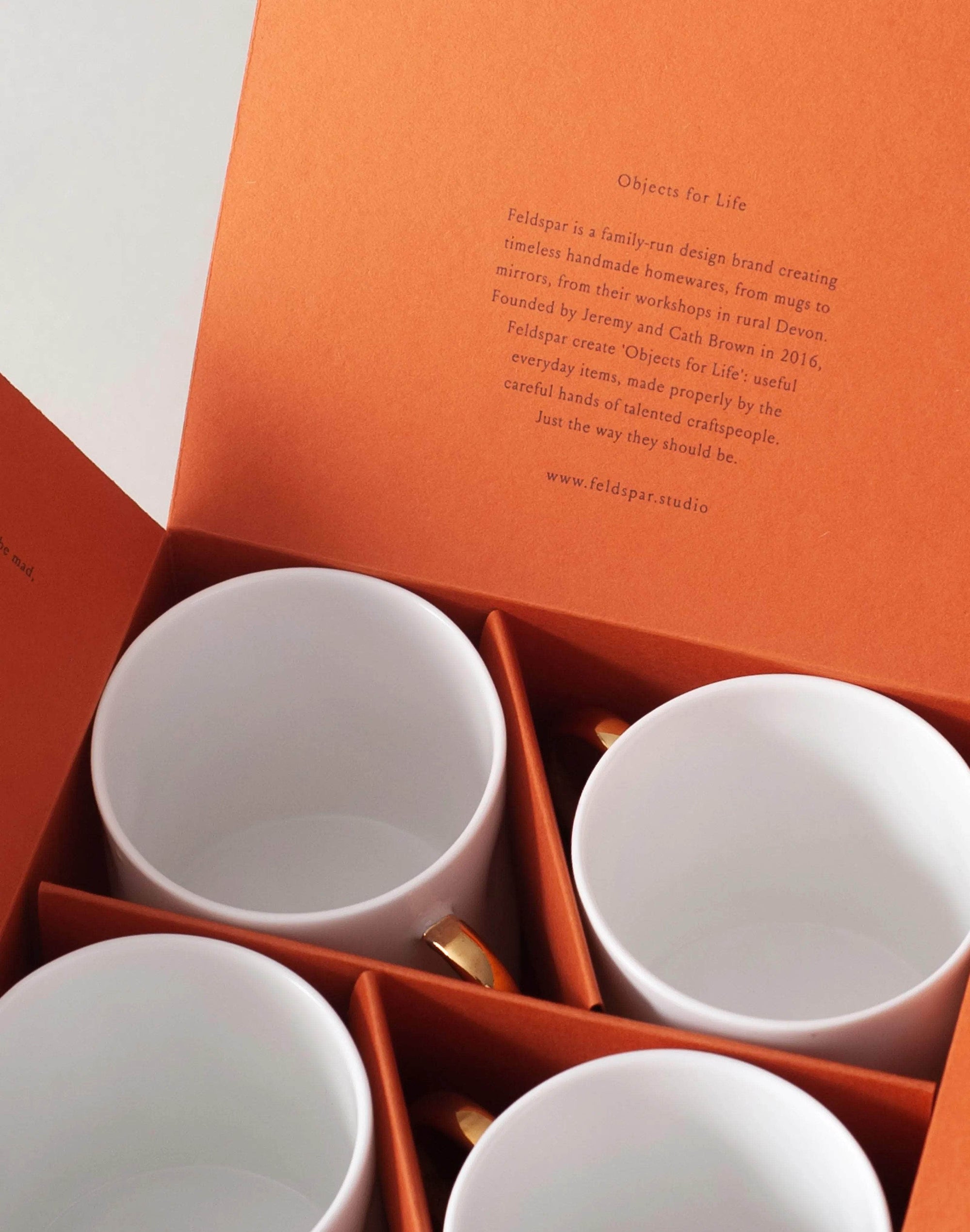 Set of Four 7oz Coffee Mugs