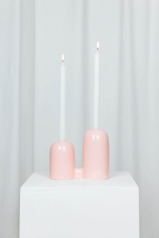 Hills Candlestick Pink