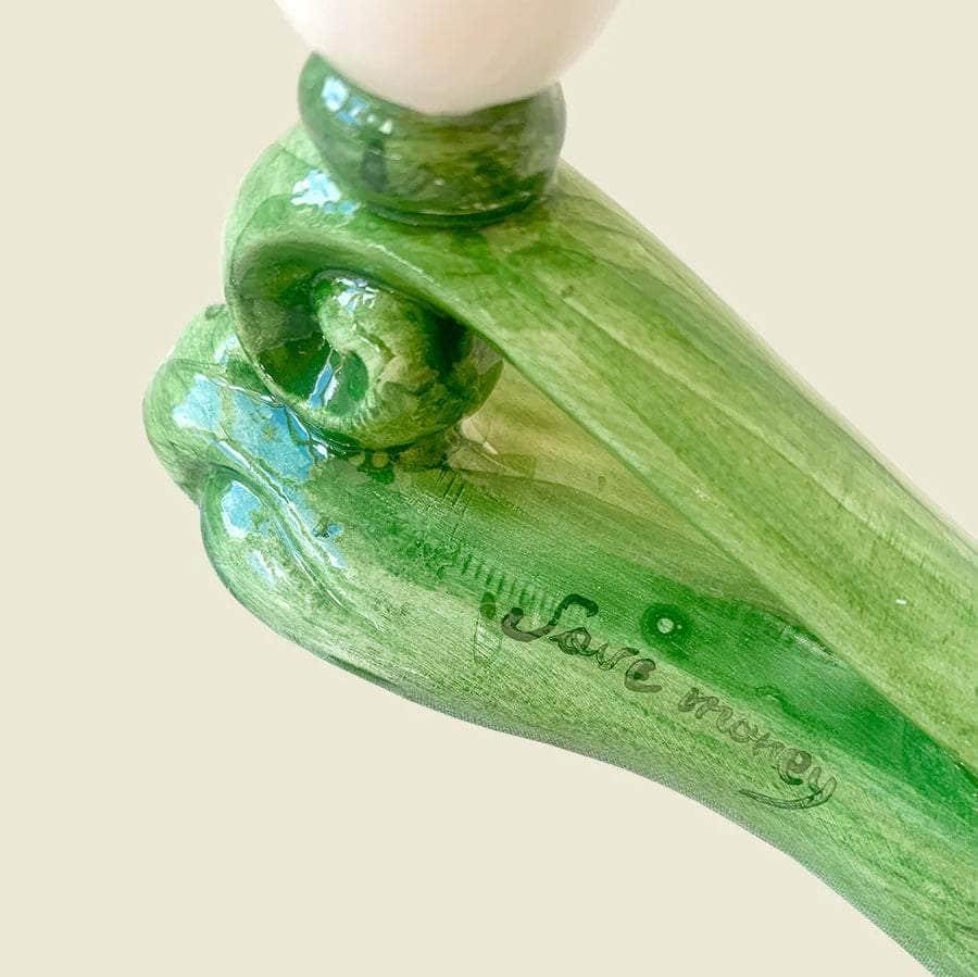 "Save Money" Candle Holder