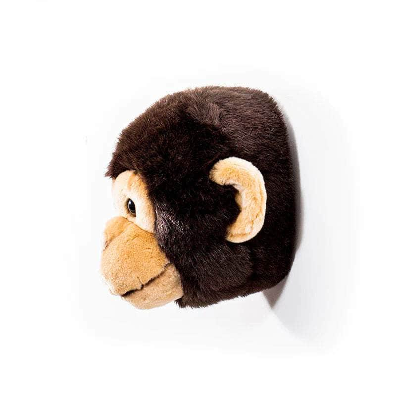 Joe the Monkey Wall Mounted Plush Head