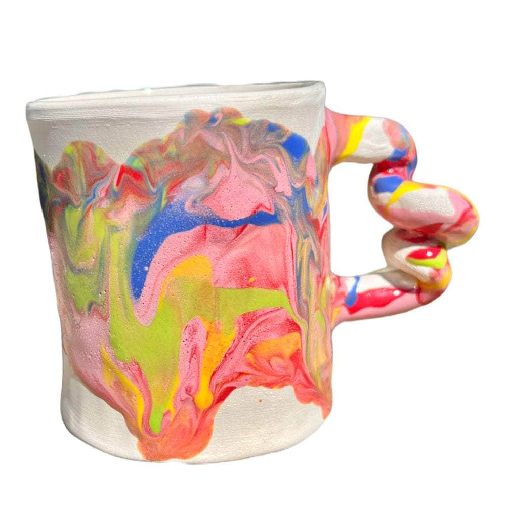 Melted Marble Wiggle Mug