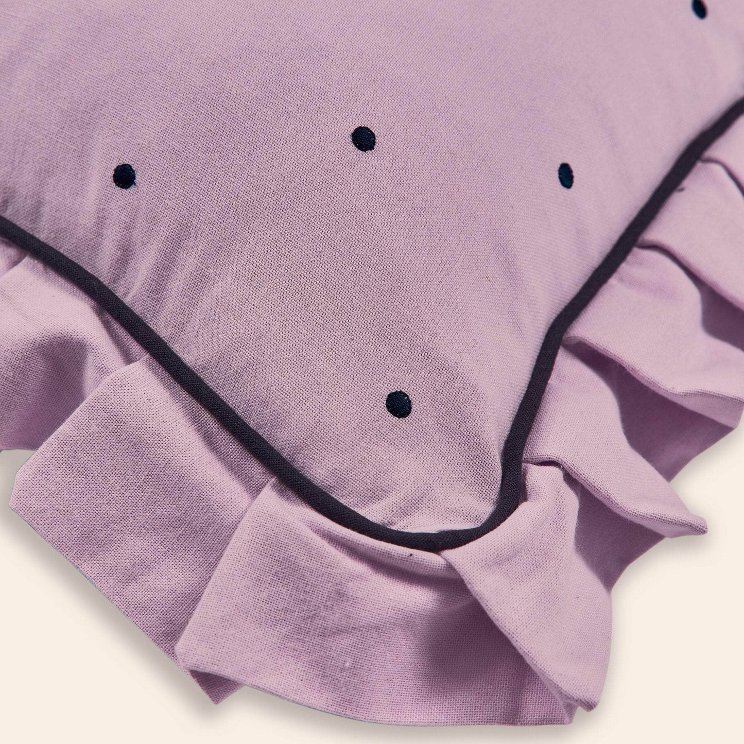Dolce Dots Cushion, Parma Violet