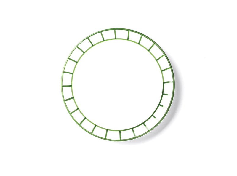 Lunch Plate - Olive Green Fence