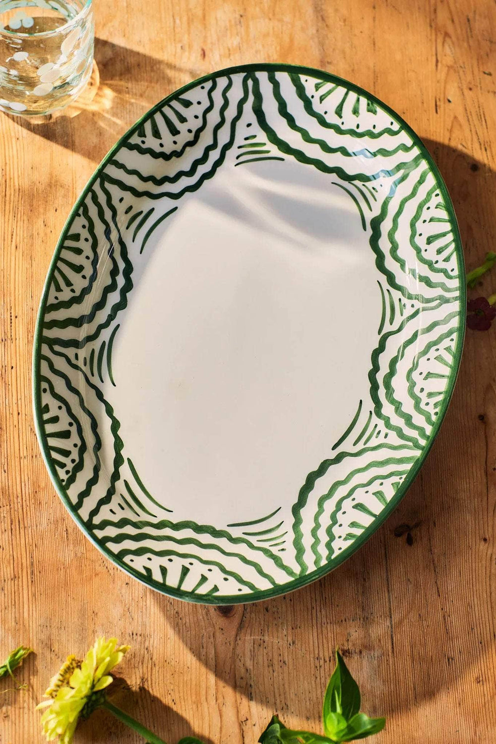 Large Green Platter