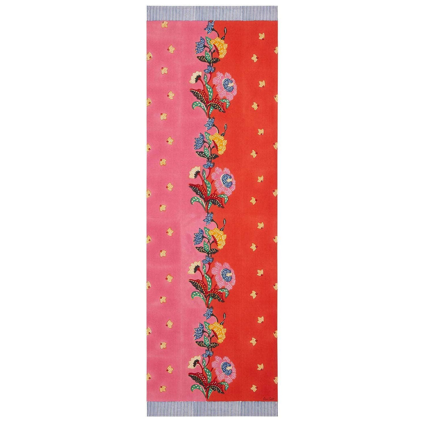 Cotton Runner Indonesian Red Rose