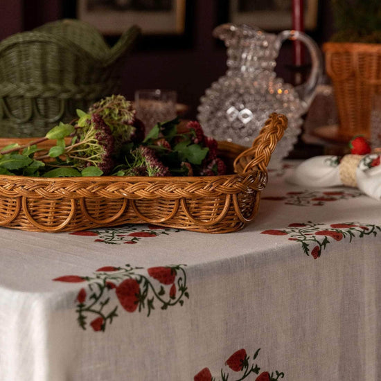 Fraises Des Bois Tablecloth