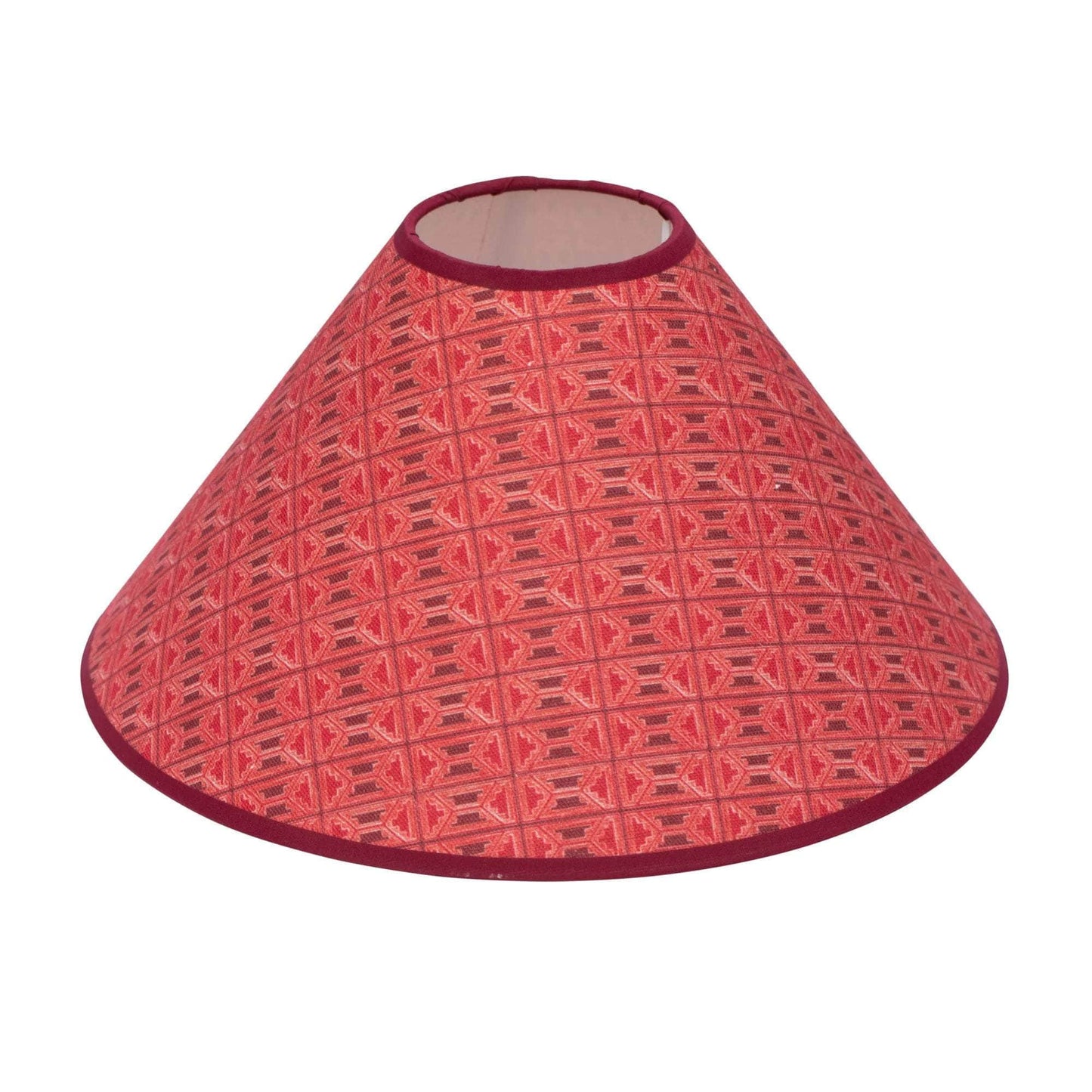 Bankole | Casamance Red Cone 14" Lampshade