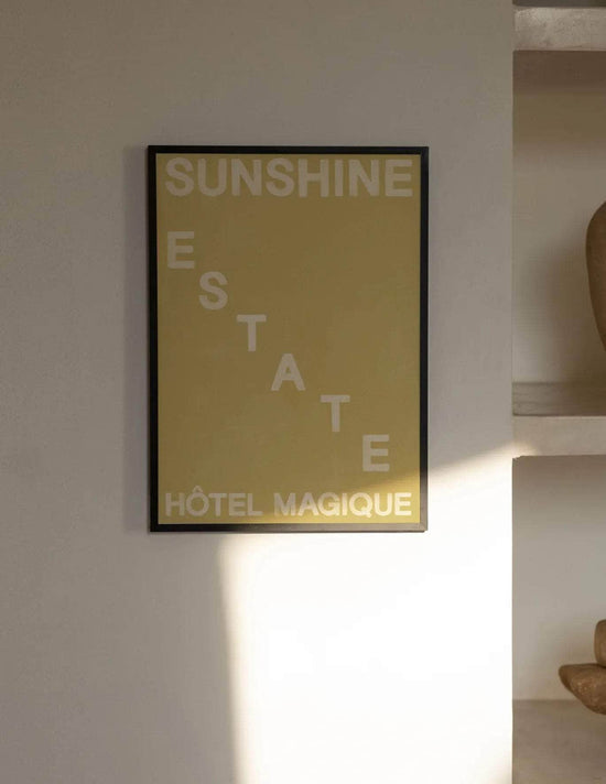 Sunshine Estate Art Print