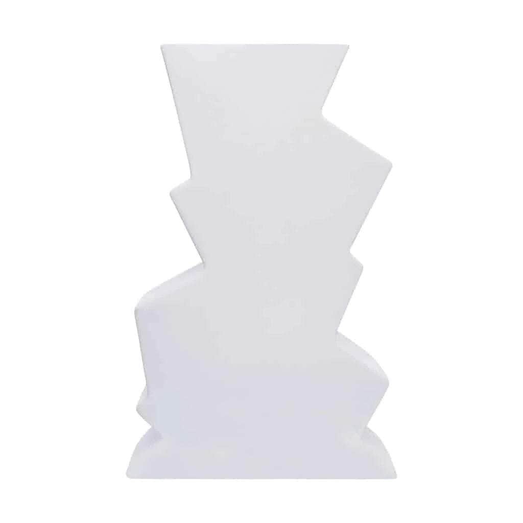 Jazz Porcelain Vase White