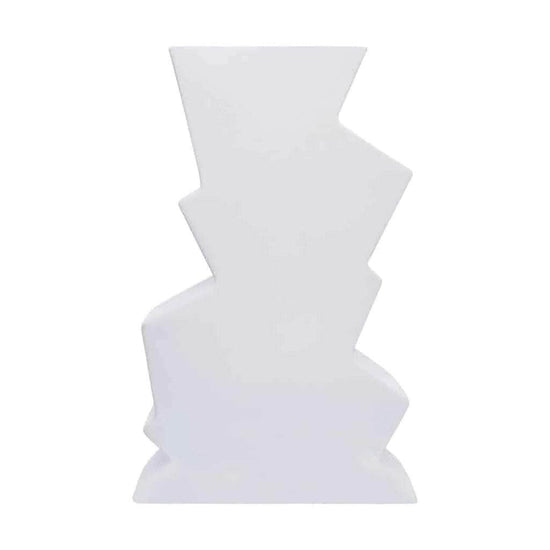 Jazz Porcelain Vase White
