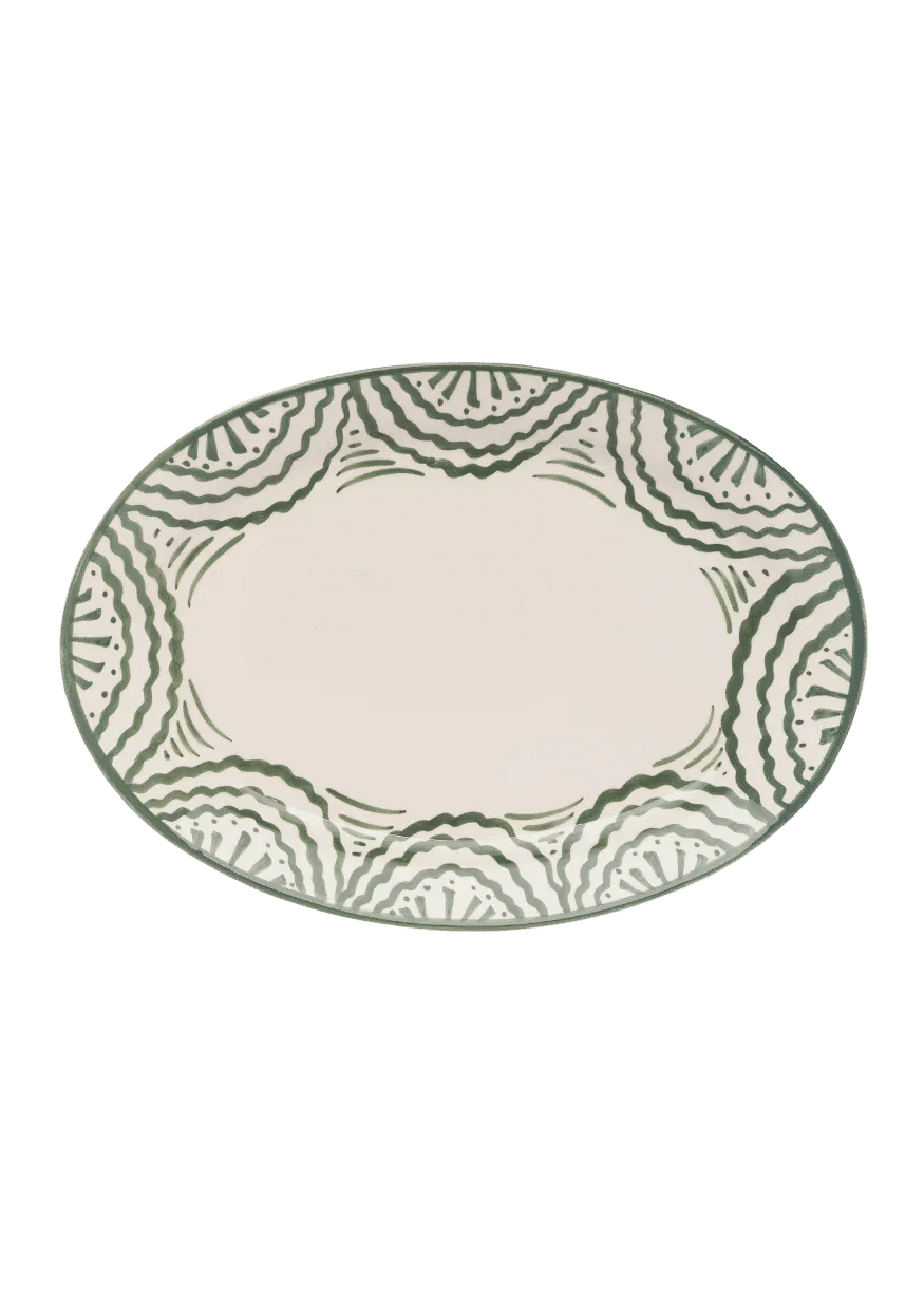 Large Green Platter