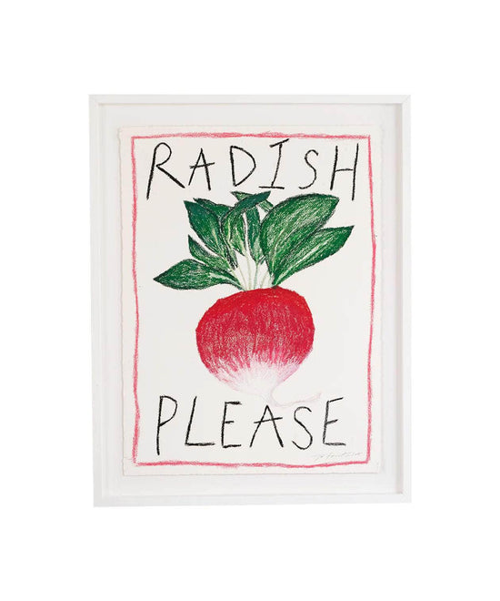 Radish Please Art Print