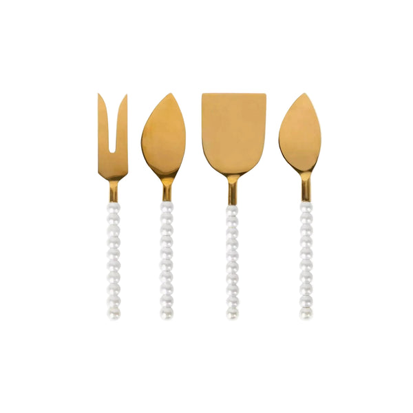 Set of Pearl Cheese Knives