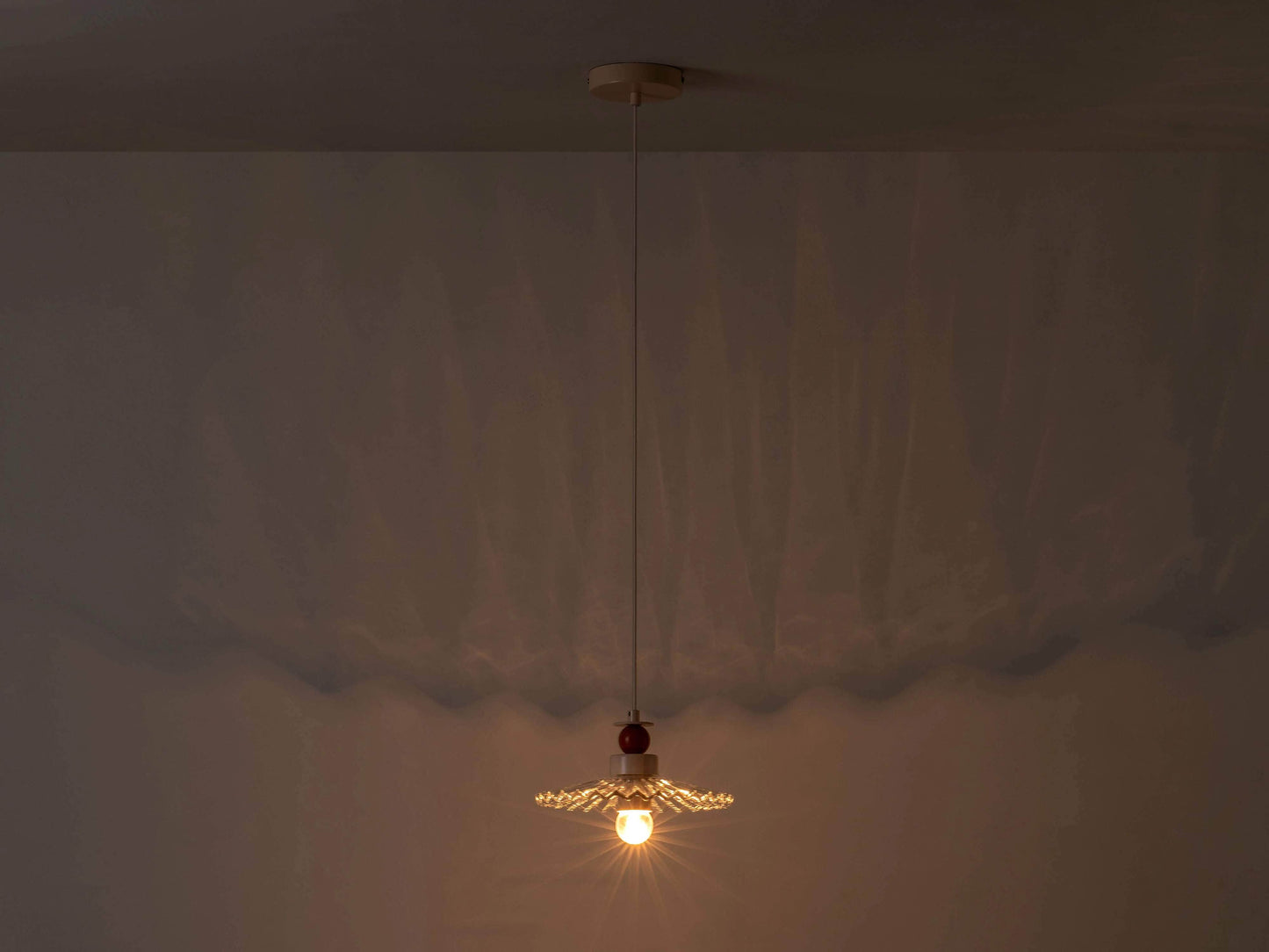 The Ribbed pendant ceiling light - Houseof x Emma Gurner