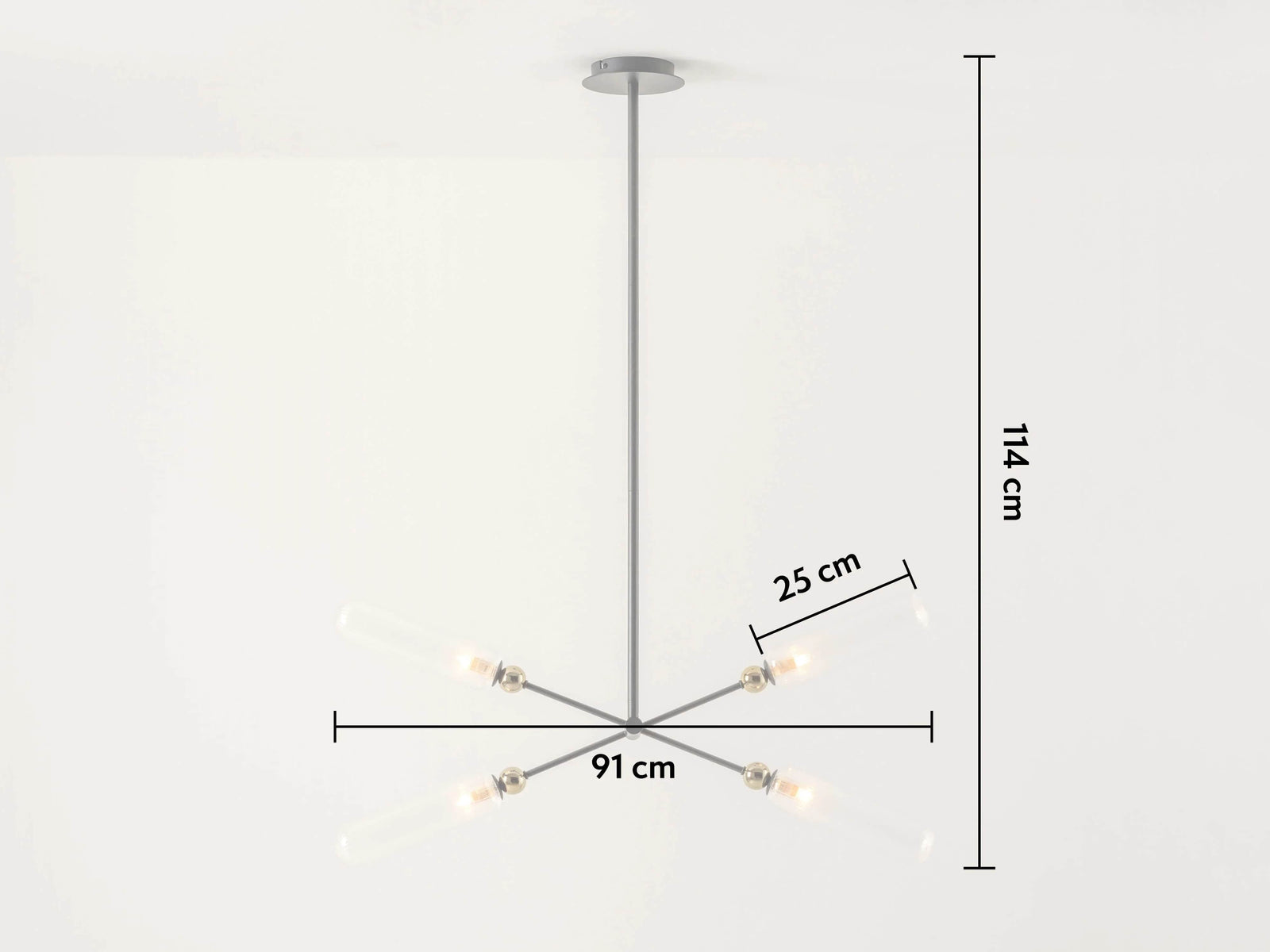 Charcoal grey ribbed glass ceiling light