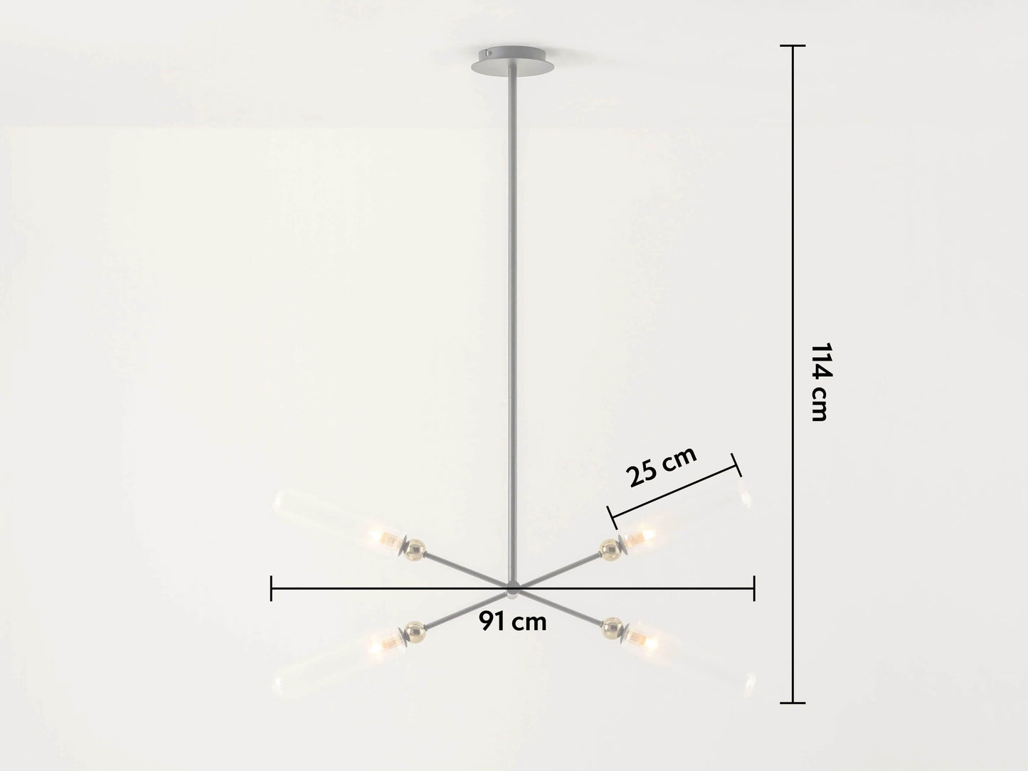 Charcoal grey ribbed glass ceiling light
