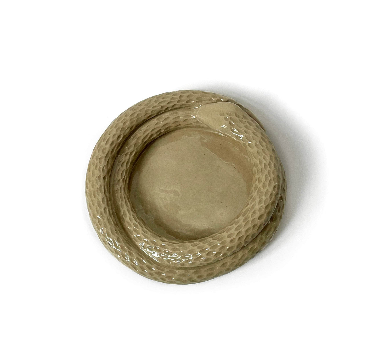 Snake Bowl - Olive Green