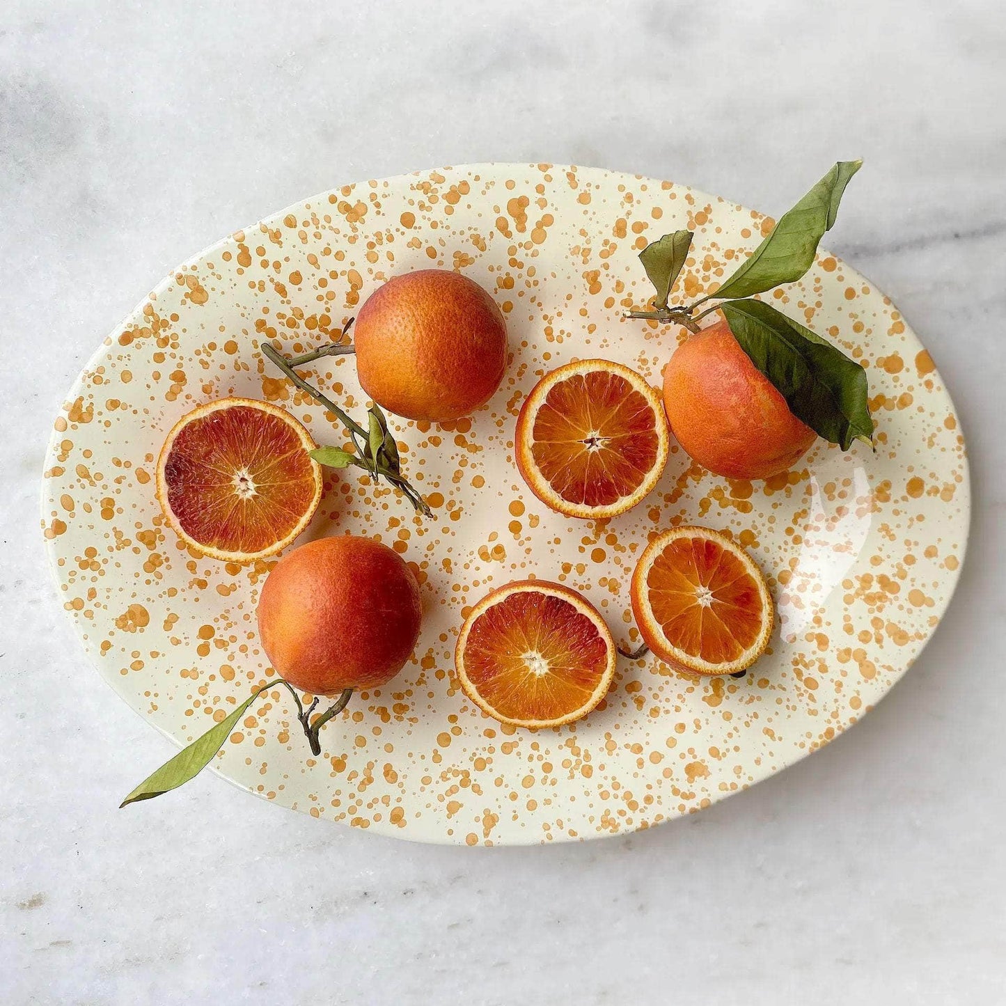 Serving Platter Burnt Orange